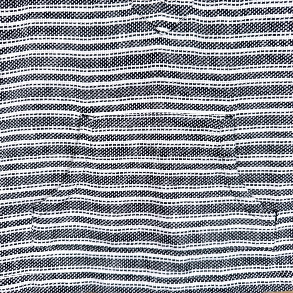Roxy Womens Striped Poncho Baja Hoodie Size S Blue Boxy Beach Surf Boho - Picture 7 of 10